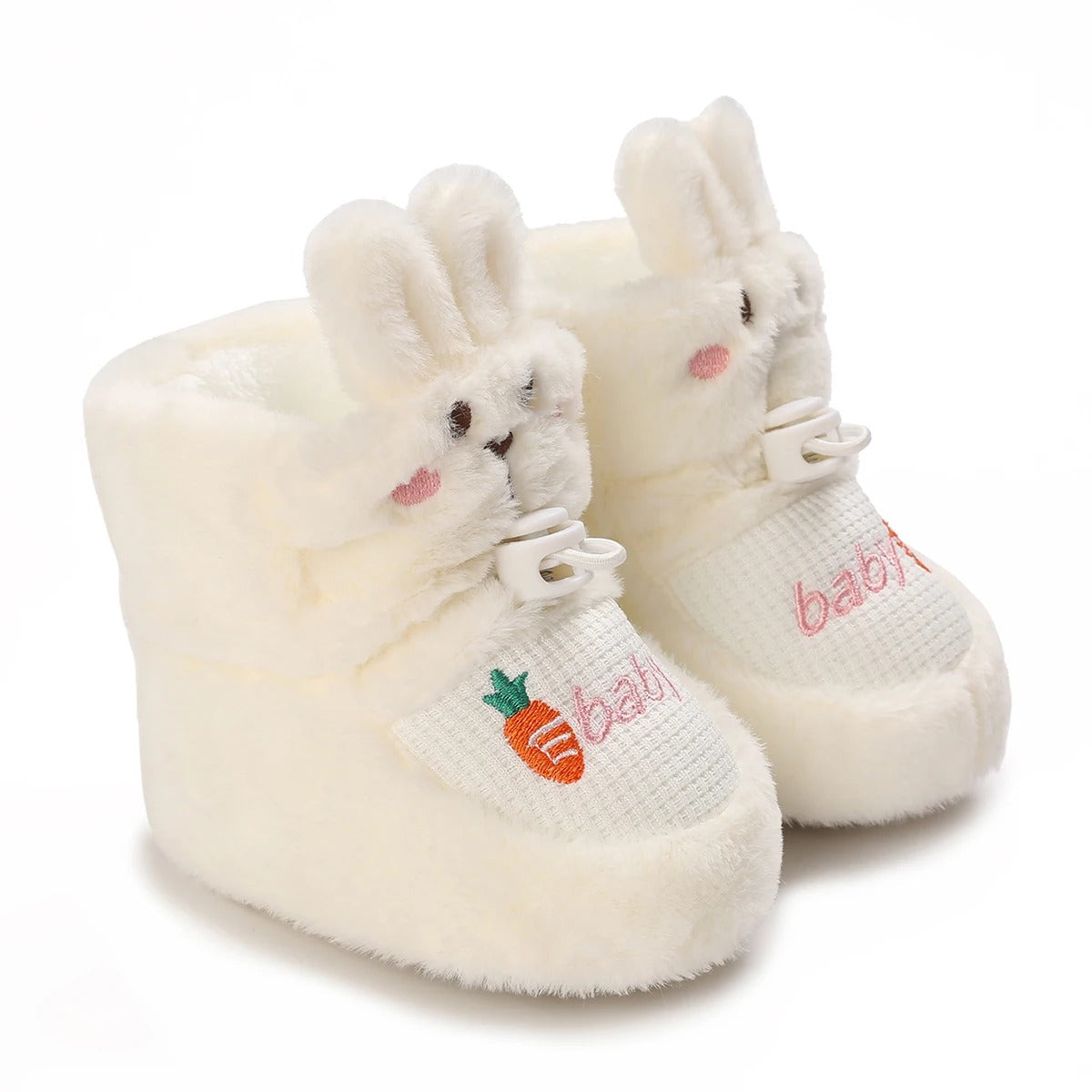 Chaussons bébé unisexe - Hiver en tissu doux - Montantes et confortables - Novy