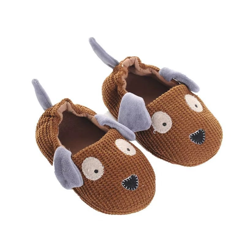 Chaussons Bébé doux et confortable - semelle antidérapante - Pilou