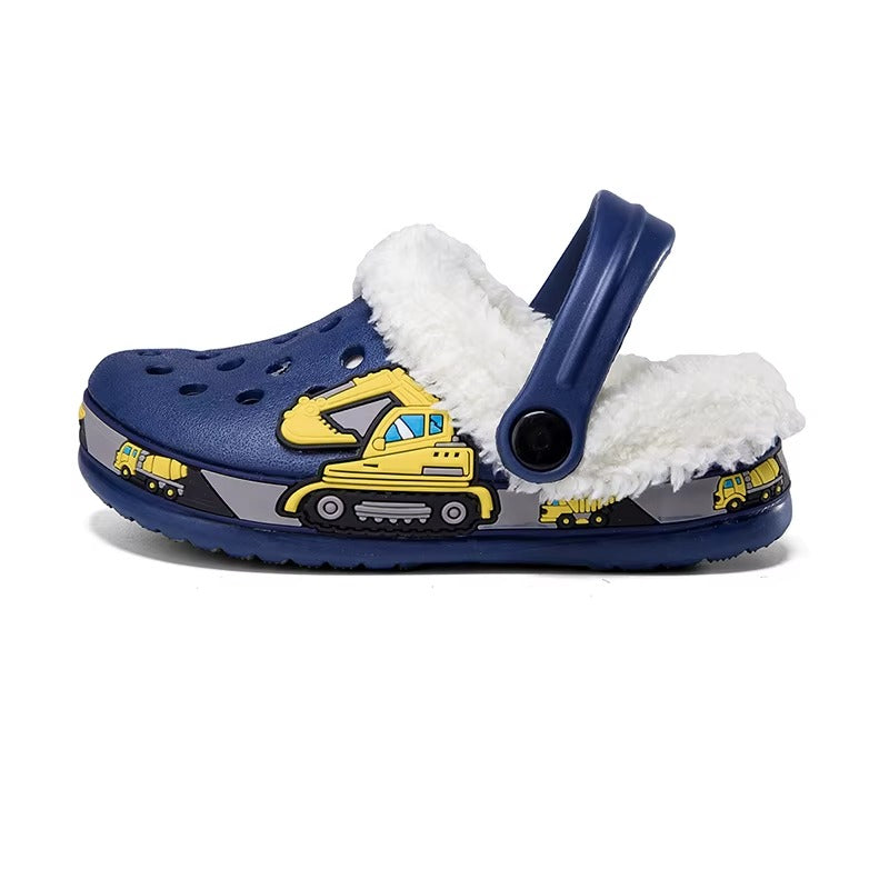 Chaussons Enfants Hiver - Semelle antidérapante - Intérieur rembourré - Snuggy