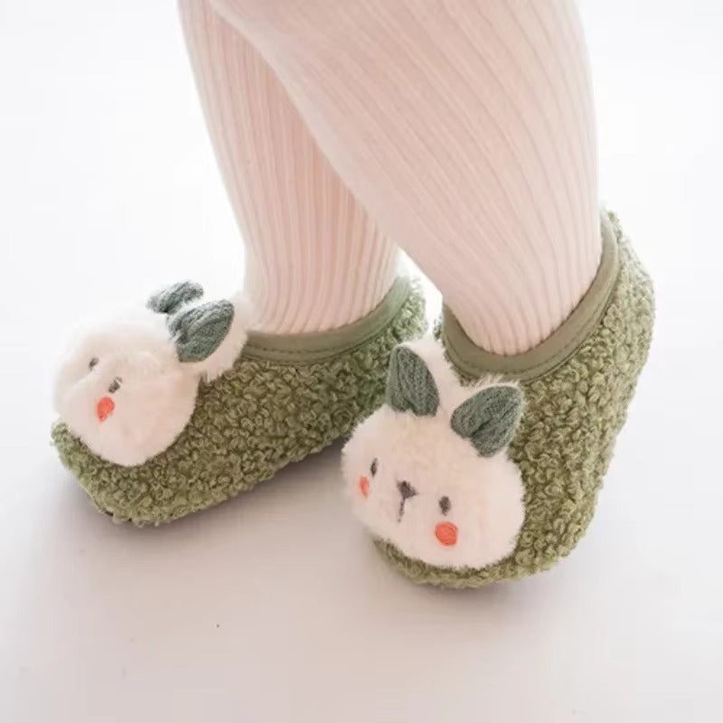 Chaussons bébé unisexe - Hiver - Matière douce - Tissus coton - Lapy