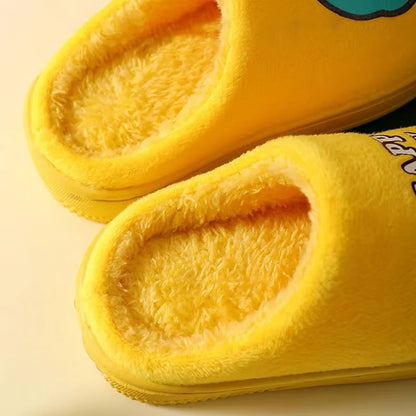 Chaussons Enfants unisexe - Doublure en peluche - semelle antidérapante - Ludino