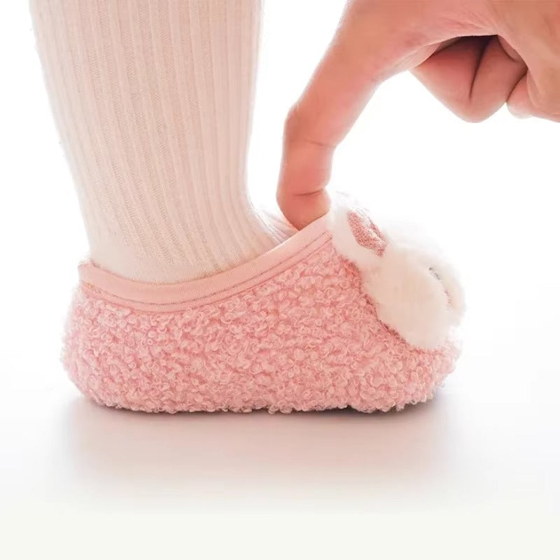 Chaussons bébé unisexe - Hiver - Matière douce - Tissus coton - Lapy