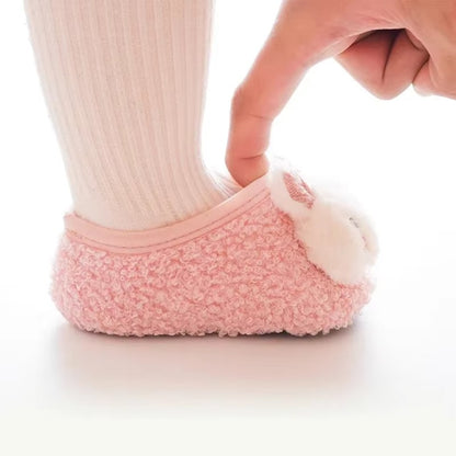 Chaussons bébé unisexe - Hiver - Matière douce - Tissus coton - Lapy