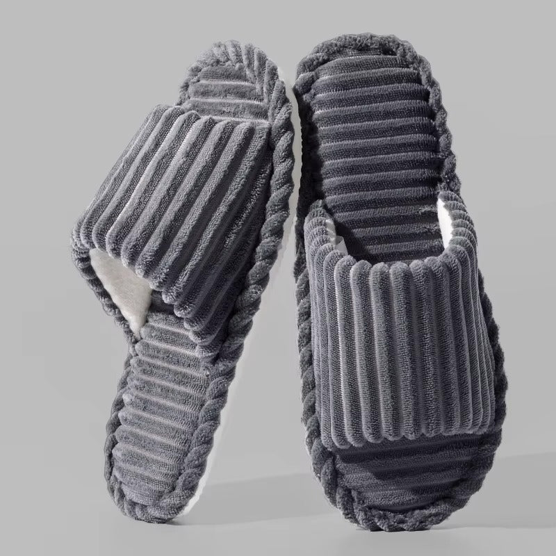 Chaussons Homme intérieur - Légers et antidérapants - Toutes saisons - Cordonis