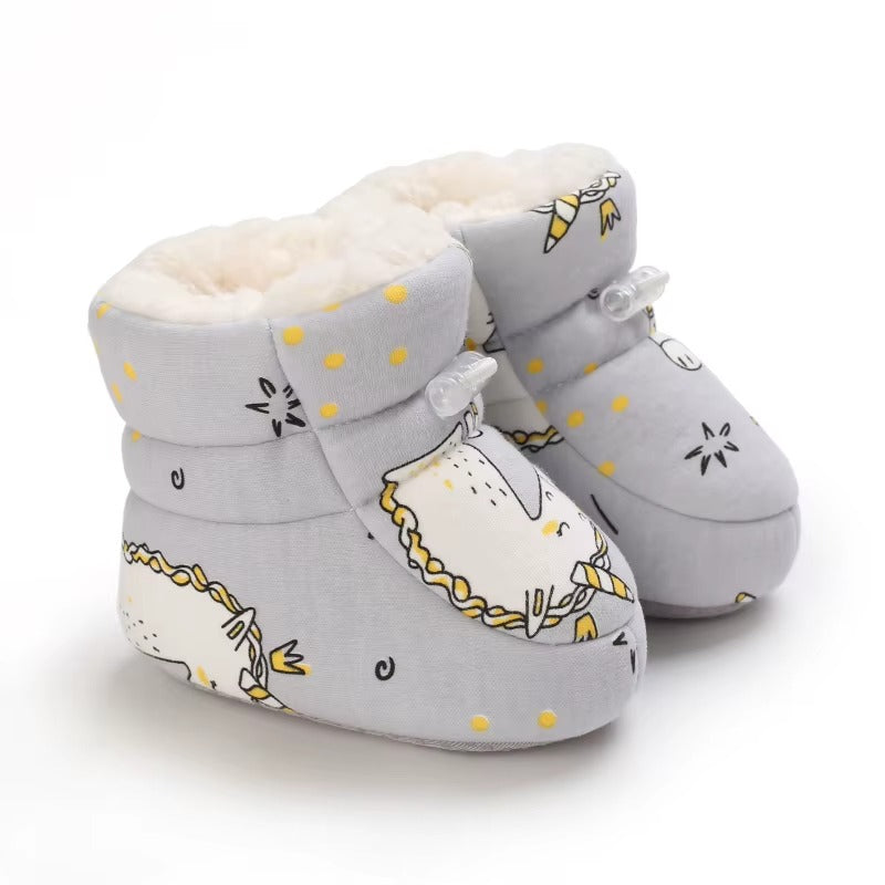 Chaussons Bébé Filles et Garçons - Hiver - Premier pas - Douceur intérieur - Bélino