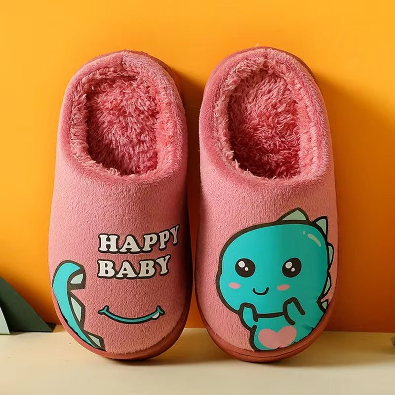 Chaussons Enfants unisexe - Doublure en peluche - semelle antidérapante - Ludino
