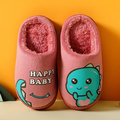 Chaussons Enfants unisexe - Doublure en peluche - semelle antidérapante - Ludino