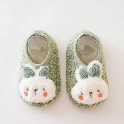 Chaussons bébé unisexe - Hiver - Matière douce - Tissus coton - Lapy