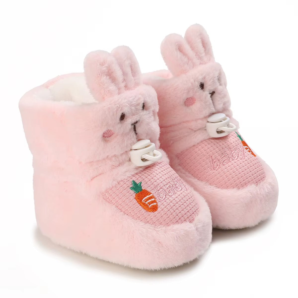 Chaussons bébé unisexe - Hiver en tissu doux - Montantes et confortables - Novy
