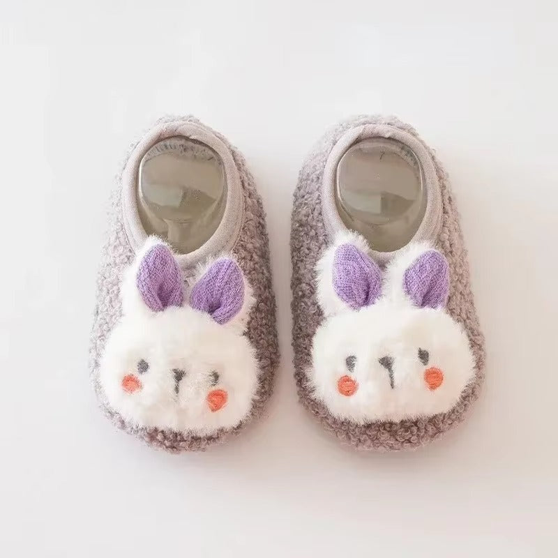 Chaussons bébé unisexe - Hiver - Matière douce - Tissus coton - Lapy