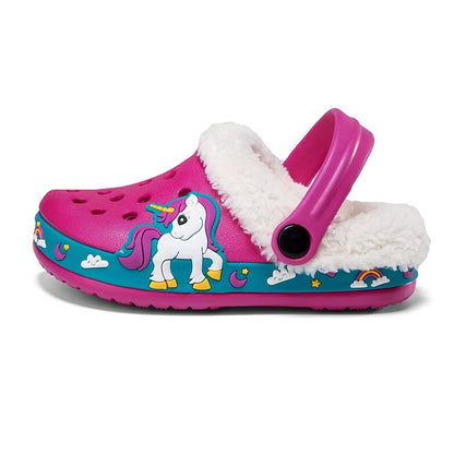 Chaussons Enfants Hiver - Semelle antidérapante - Intérieur rembourré - Snuggy