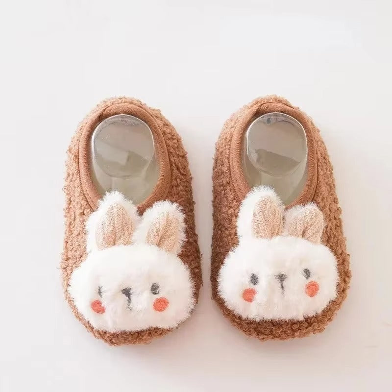 Chaussons bébé unisexe - Hiver - Matière douce - Tissus coton - Lapy