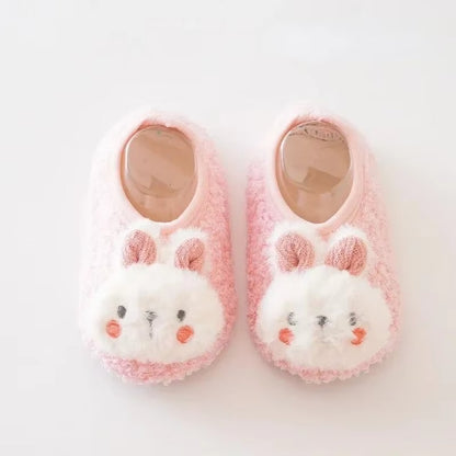 Chaussons bébé unisexe - Hiver - Matière douce - Tissus coton - Lapy