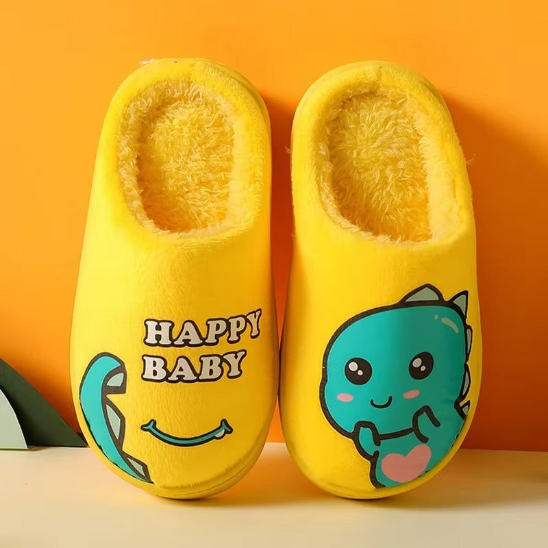 Chaussons Enfants unisexe - Doublure en peluche - semelle antidérapante - Ludino